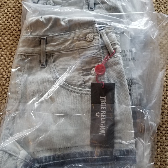 🔥Size25,26🔥True Religion Denim Short Overalls - Picture 2 of 6